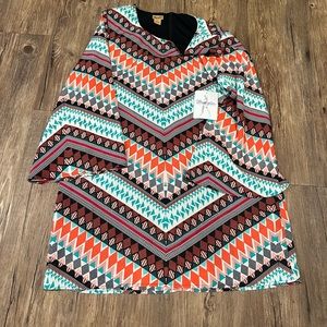 NWT Retro bell sleeve Wrangler XL dress